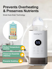 MOMYEASY auto-drain protection system showcases safe overheating prevention.