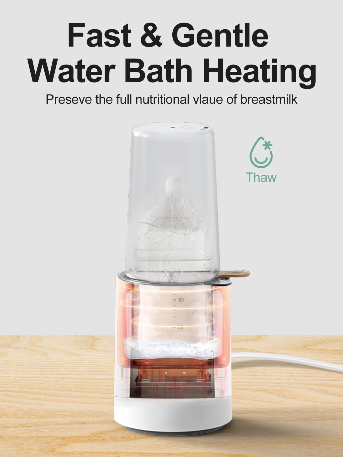 Momyeasy bottle warmer night feeding setup suitable for late feeds