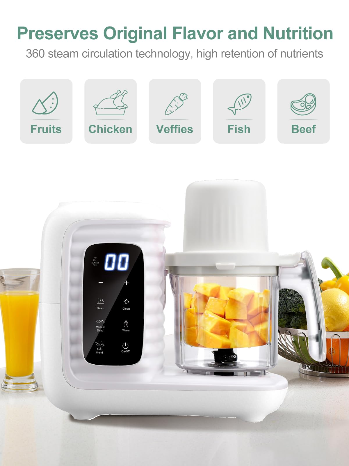MOMYEASY BPA-free materials ensure safe, food-grade construction.