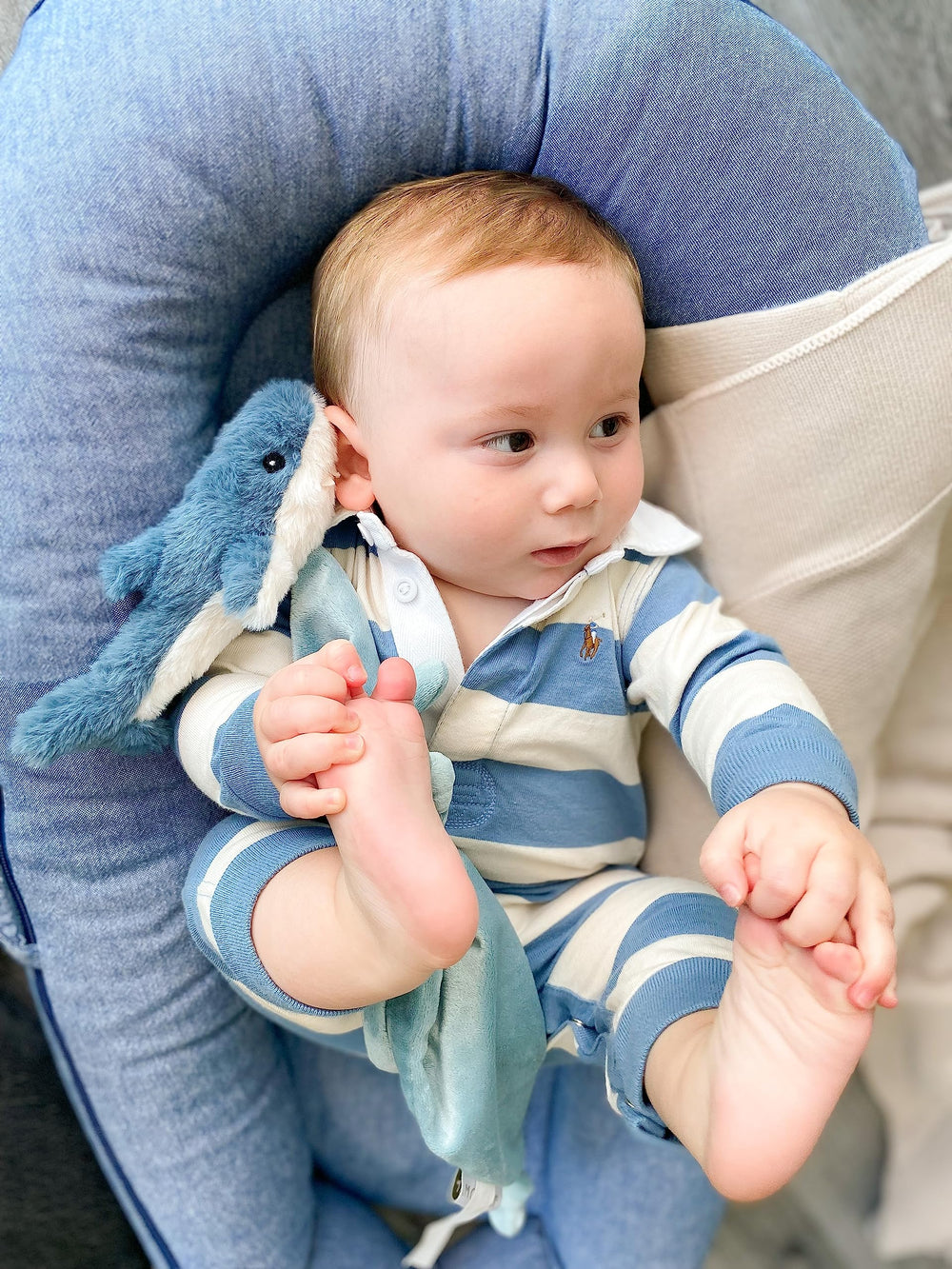 MON AMI Seaborn makes a thoughtful newborn gift for baby showers or christenings
