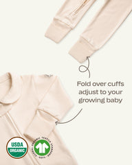MON CHOU organic Pima cotton closeup showing premium softness and color retention.