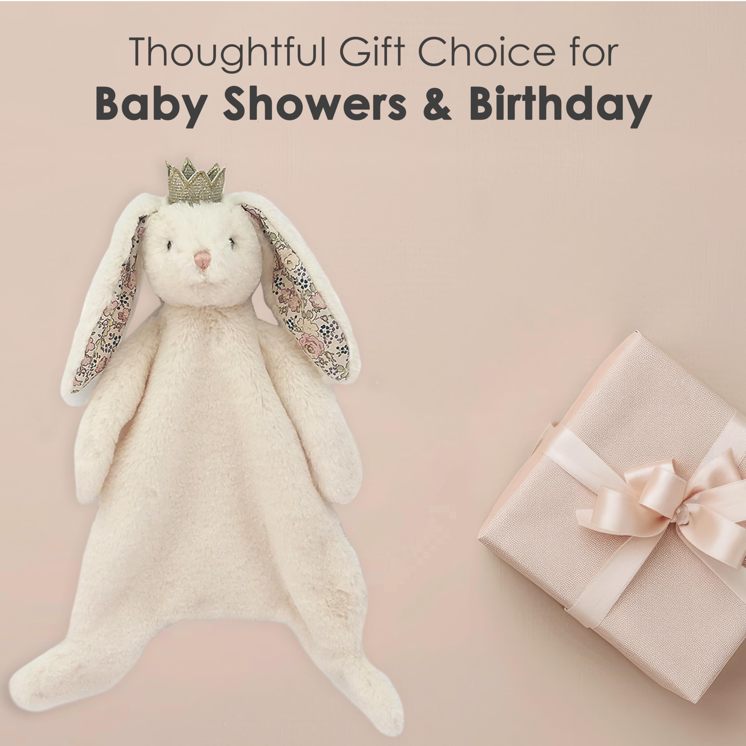 MON AMI Princess Bunny care routine emphasizes machine-washable design for easy cleaning.