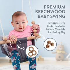 Monkey & Mouse sensory toys ball and ring attached for tactile exploration.