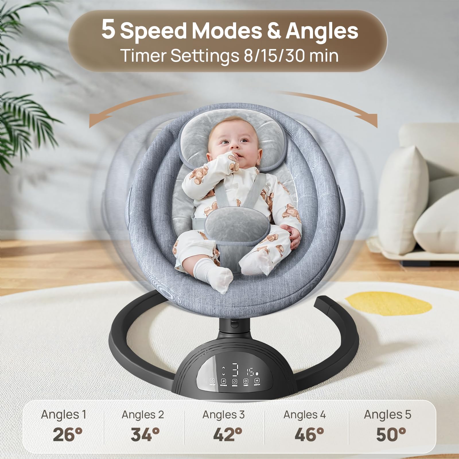 Monniebaby touch panel and remote simplify operation for busy parents