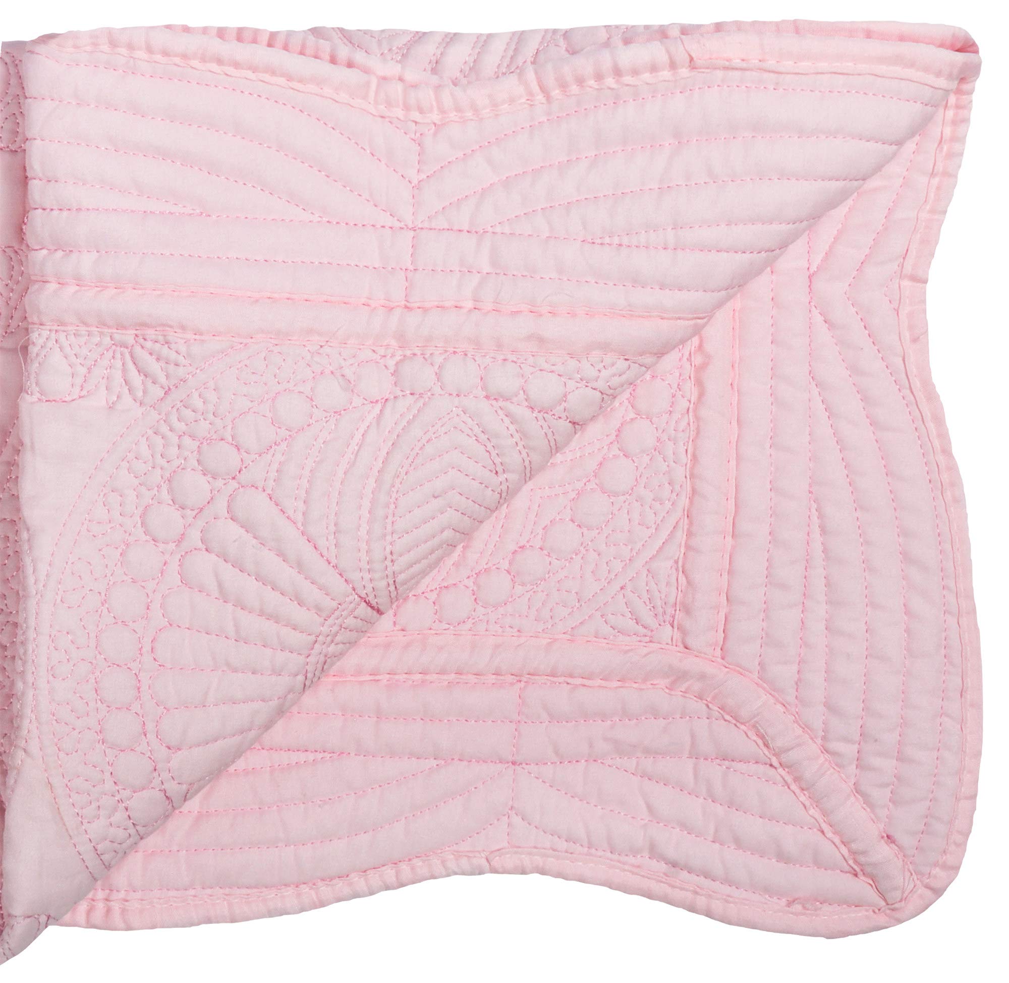 MONOBLANKS quilt crib-36x46 fits standard cribs and grows with toddler beds.