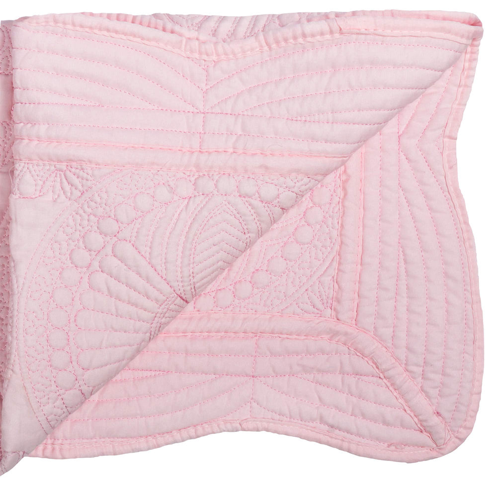 MONOBLANKS quilt crib-36x46 fits standard cribs and grows with toddler beds.
