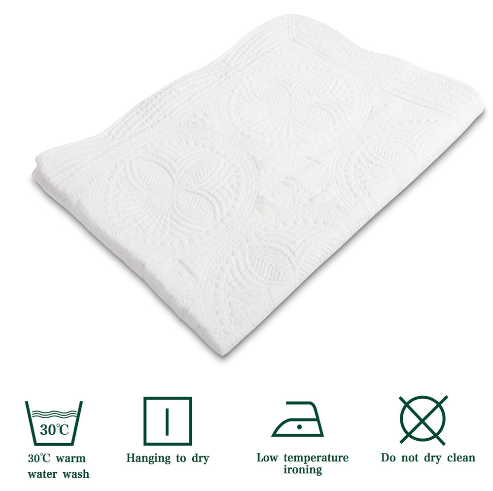 MONOBLANKS baby quilt at crib size 36x46 fits cribs and toddler beds