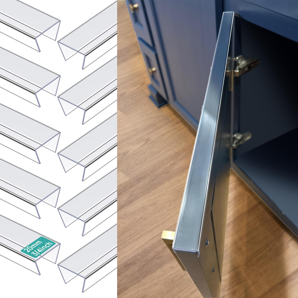 MONOID clear PVC material remains nearly invisible while guarding corners