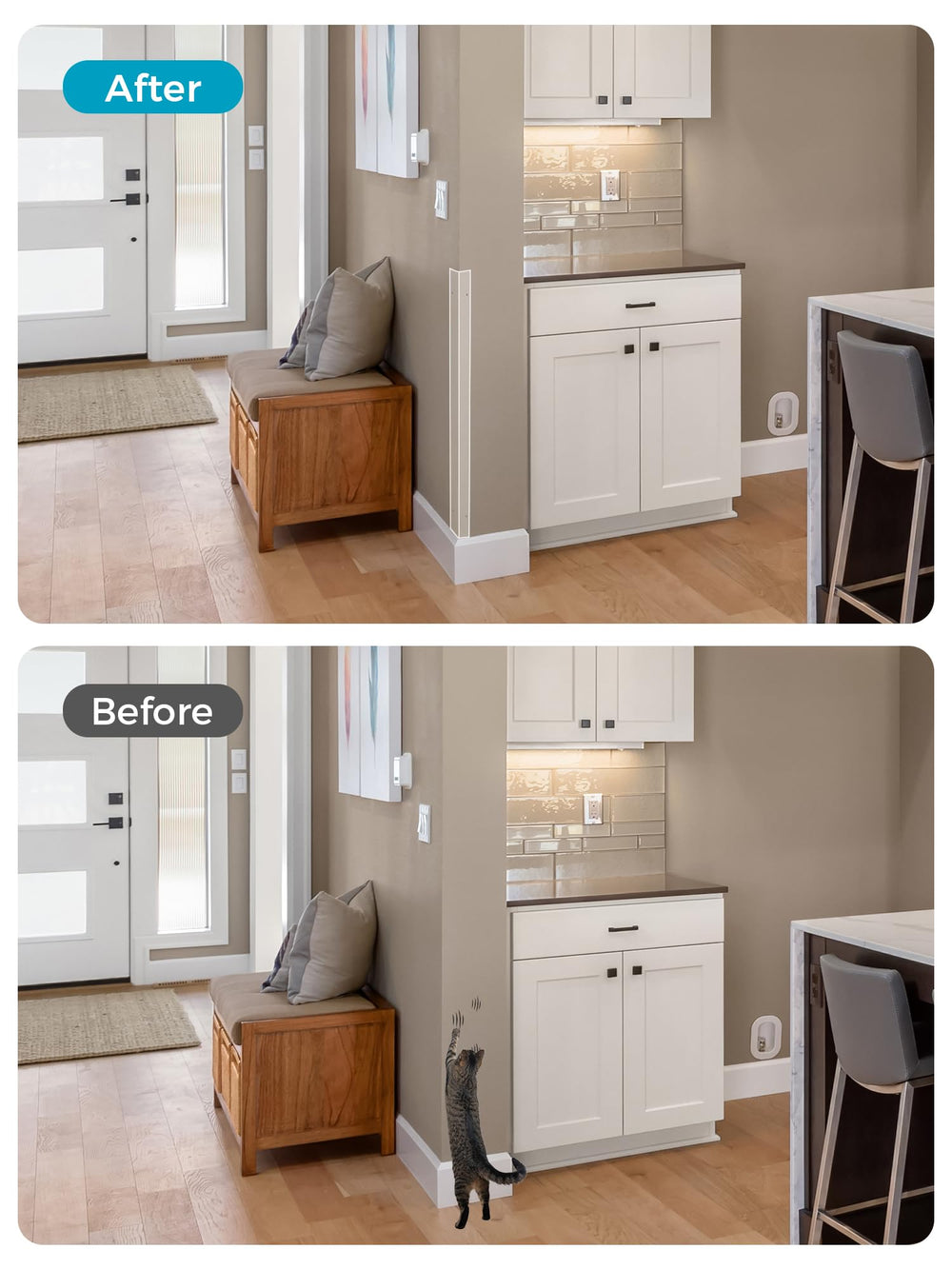 MONOID easy-cut design and paint-matching capability for seamless integration.