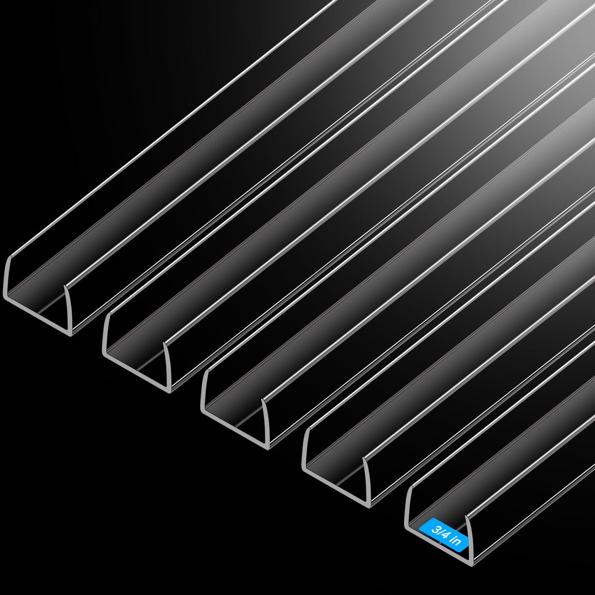 MONOID drawer edge protector clear 24-inch guard protects drawer edges from wear and impact