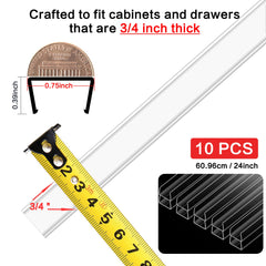 MONOID Drawer Edge Protector on a table edge offers discreet, invisible protection