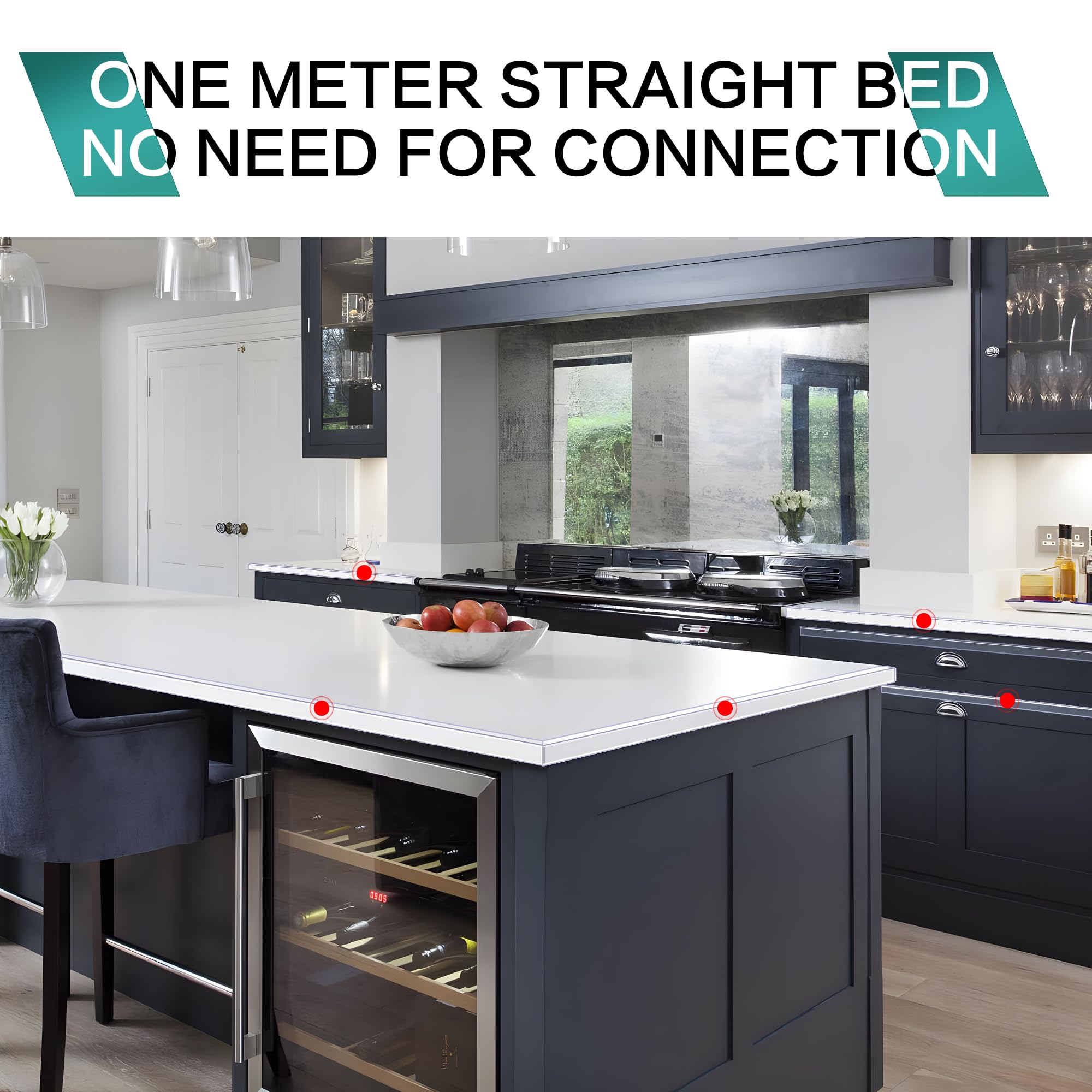 MONOID Drawer Edge Protector no-adhives design highlights tool-free use.