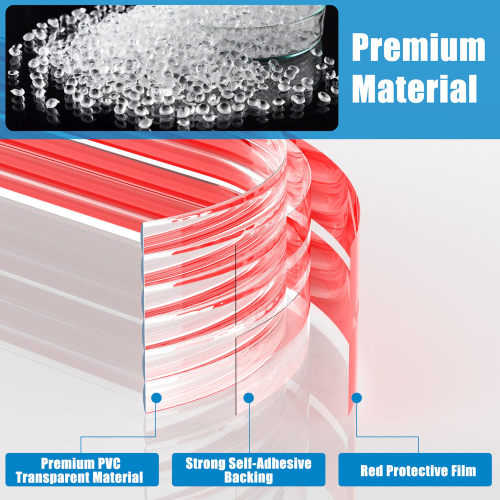 MONOID wall corner protector-waterproof-pvc cleans easily in moisture-prone spaces.