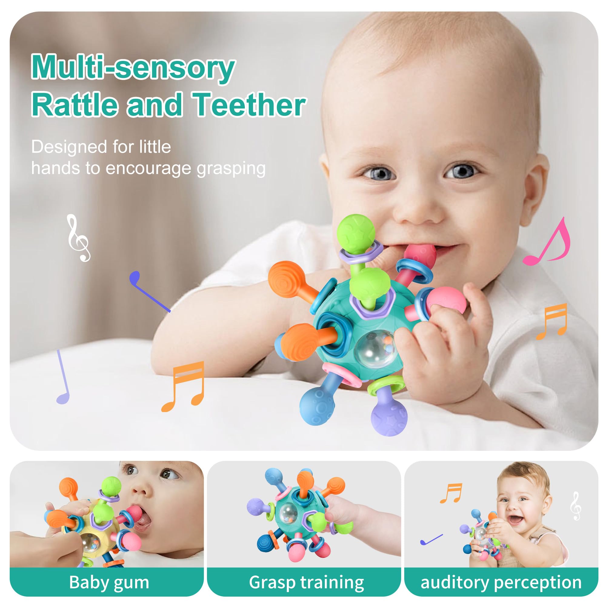 MonoTele teether is easy-to-clean and sterilizable for quick care.