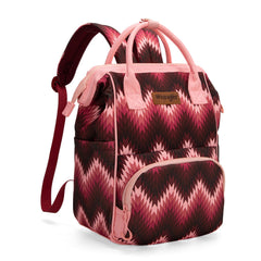 Montana West Wrangler Aztec Callie diaper bag backpack front view for quick-access essentials
