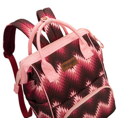 Montana West Wrangler Aztec Callie diaper bag insulated bottle pocket keeps bottles handy during outings