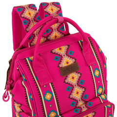 Montana West Wrangler Callie diaper backpack bottle pocket insulated for easy feeding