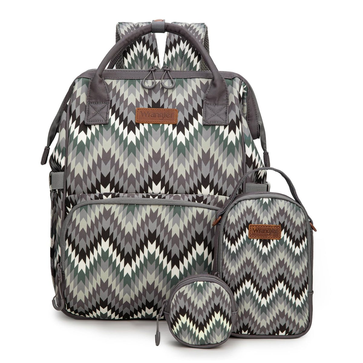 Montana West Wrangler Callie backpack with insulated bottle pockets for on-the-go feeds.