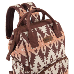 Montana West Wrangler Callie diaper bag backpack insulated bottle pocket for on-the-go feeding.