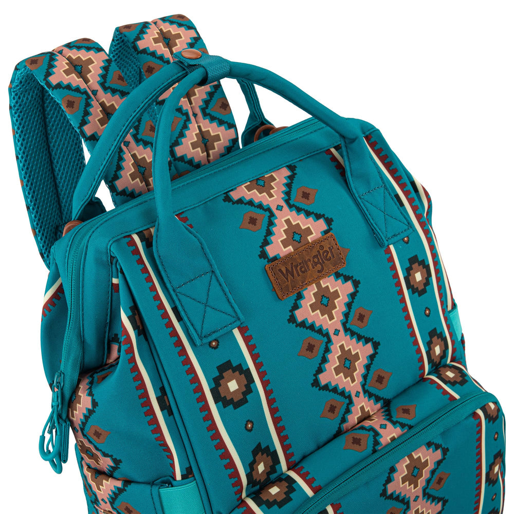 Montana West Wrangler Callie diaper bag insulated bottle pockets—keeps bottles within reach on the go.