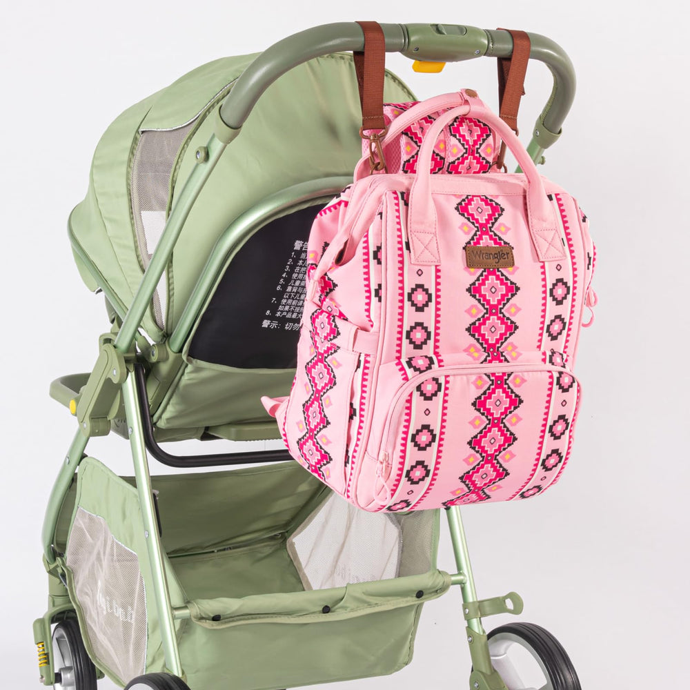 Montana West Wrangler Callie diaper bag key ring helps keep keys within reach during outings.