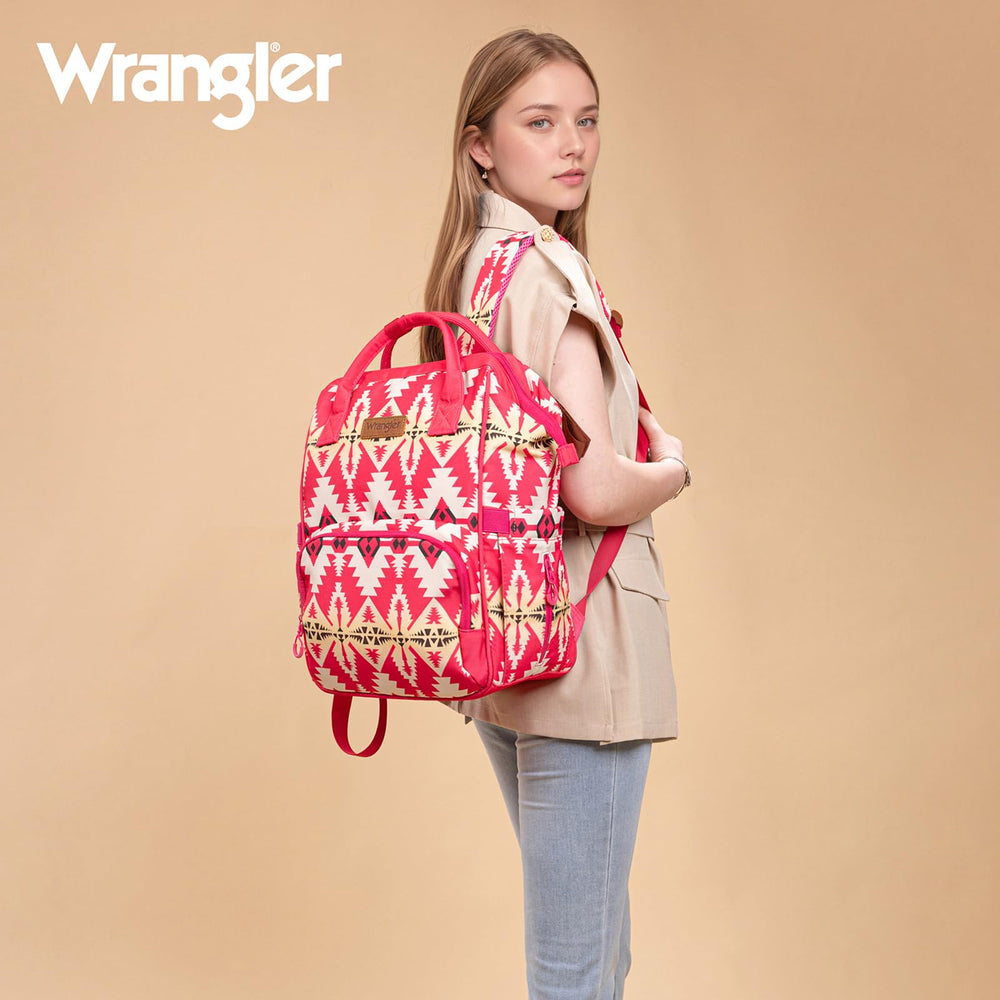 Montana West Wrangler Callie Southwestern pattern close up highlights stylish craft and design