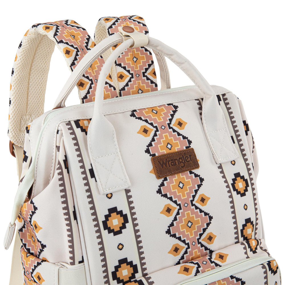 Montana West Wrangler Callie diaper bag backpack with stroller attachments for quick hands-free outings.