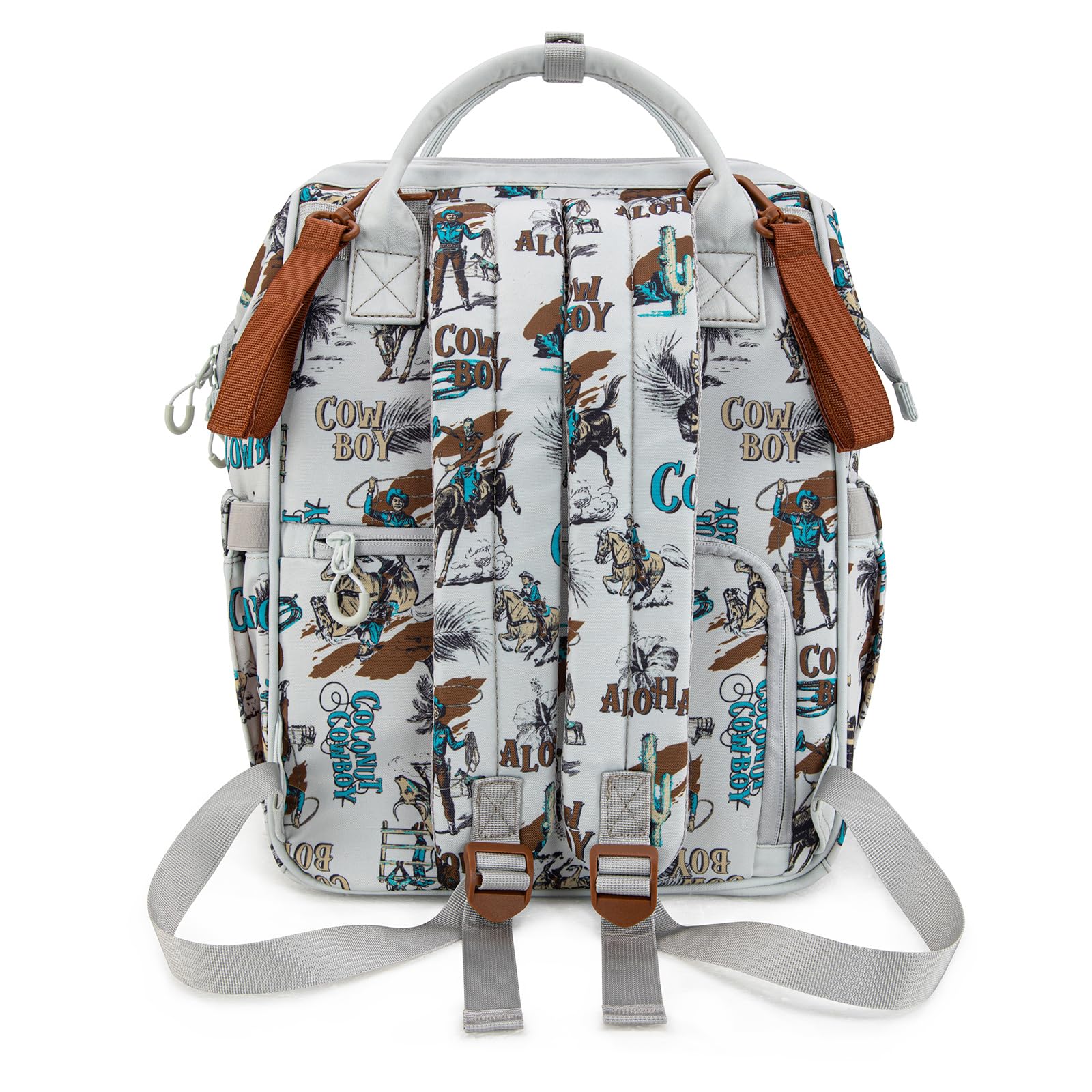 Montana West Wrangler Callie diaper bag waterproof compartment protects items during travel