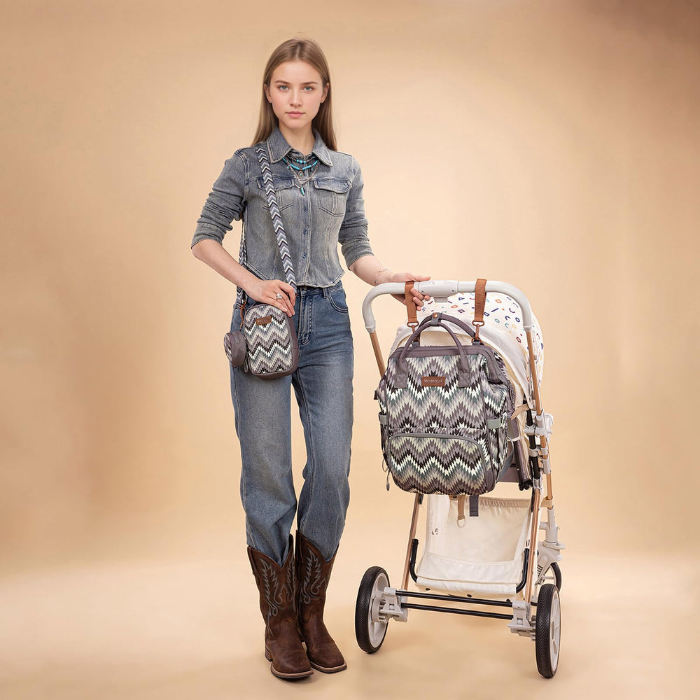 Montana West Wrangler Callie pacifier case keeps essentials within reach.
