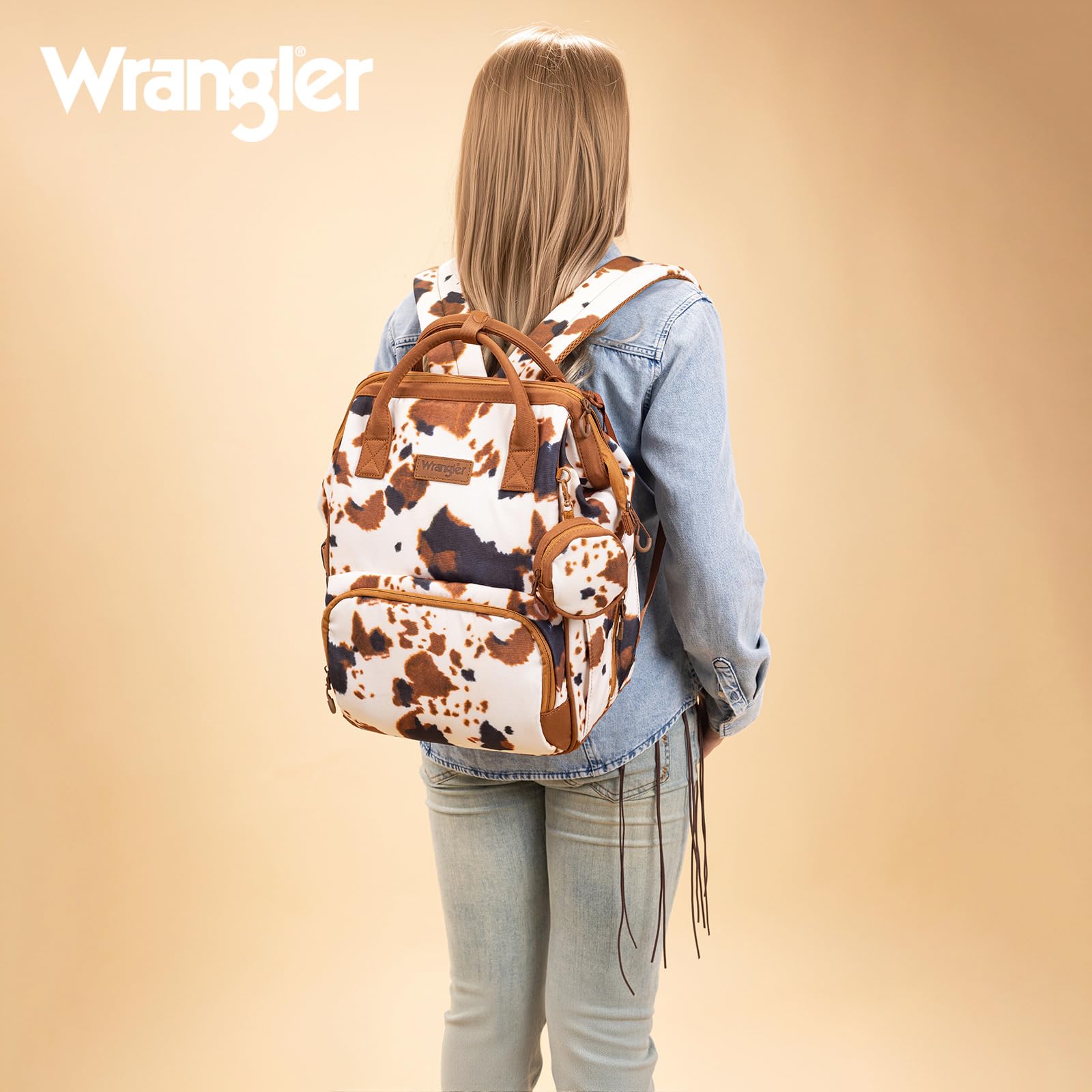 Montana West Wrangler Diaper Bag Pacifier Case shows clean, portable binkie storage