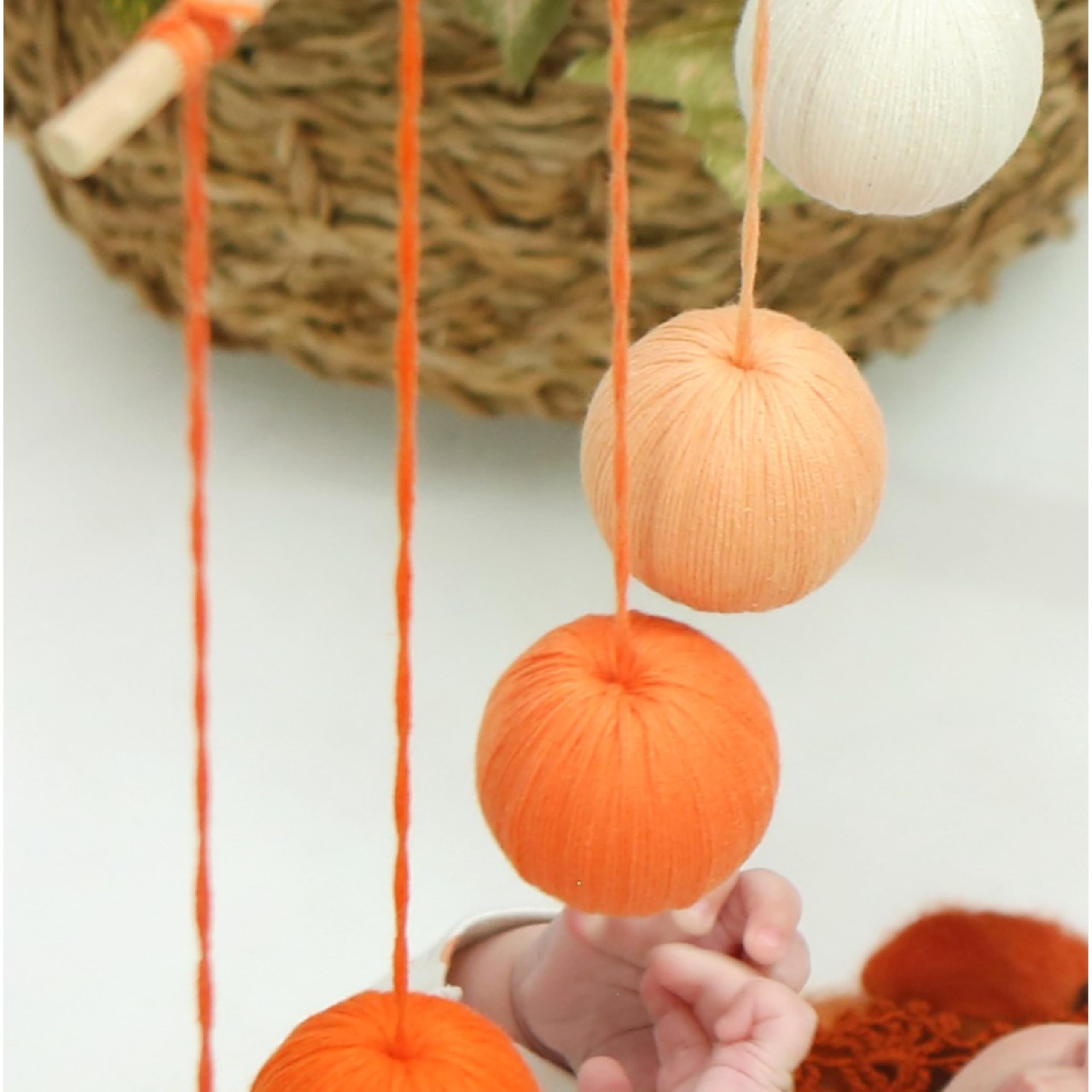 Montessori baby mobile Dancer five colors invites lively visual exploration