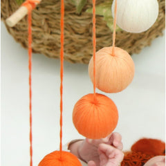 Montessori baby mobile Dancer five colors invites lively visual exploration