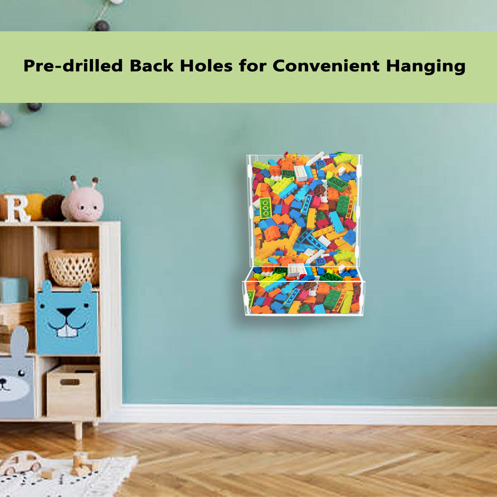 Montex acrylic wall dispenser hanging install with pre-drilled holes for mounting