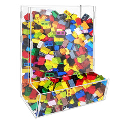 Montex wall toy dispenser front view shows easy-access storage for kids' toys.