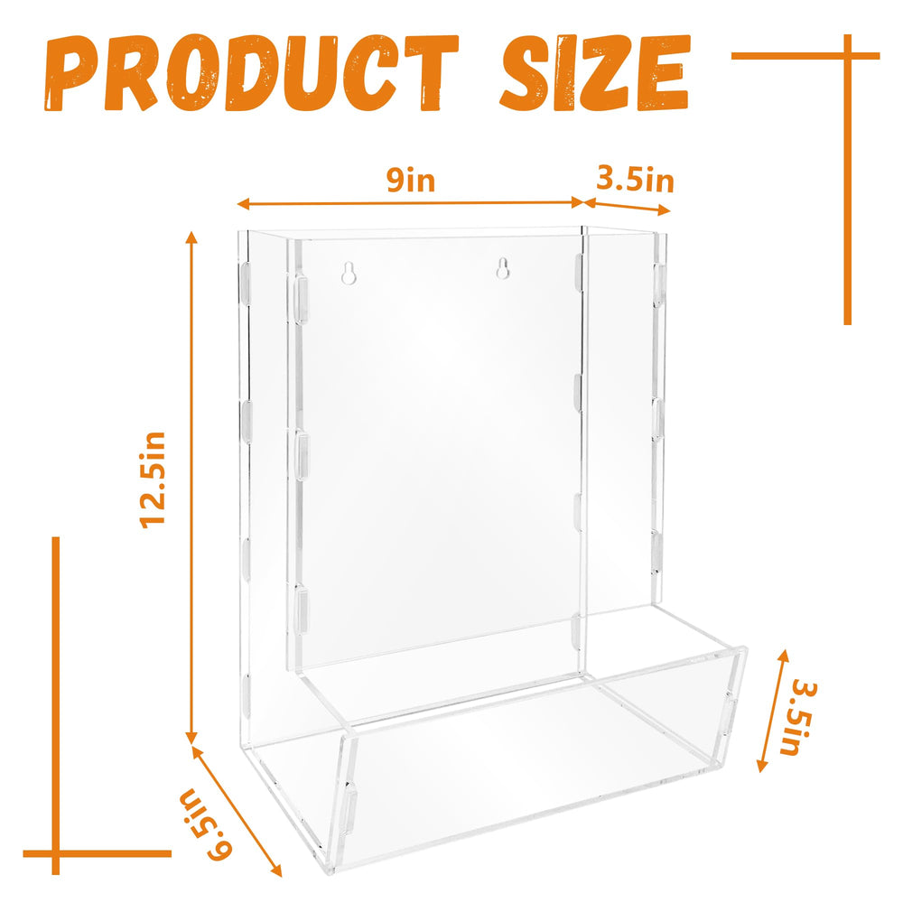 Montex wall toy dispenser open-bottom close-up emphasizes quick toy placement and retrieval.