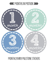 Months In Motion sticker sheet white matte paper reduces photo glare