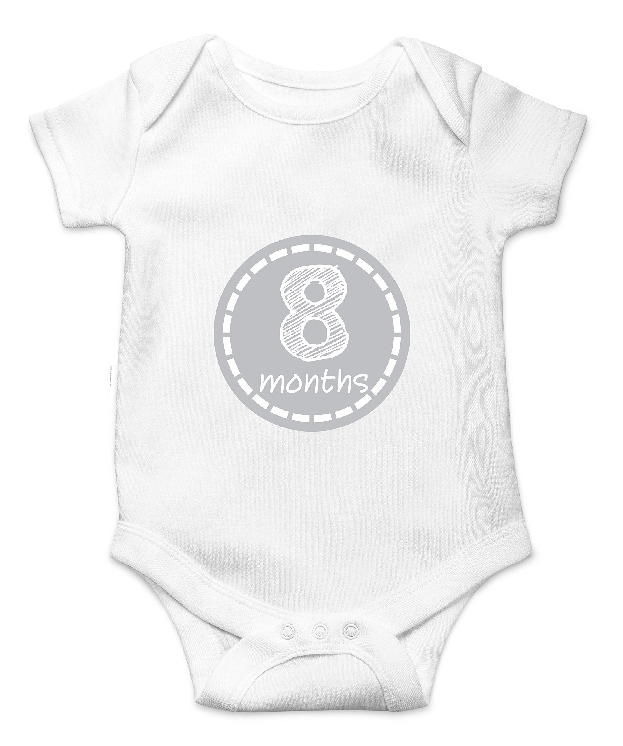 Months In Motion newborn boy milestone stickers ideal for photo albums