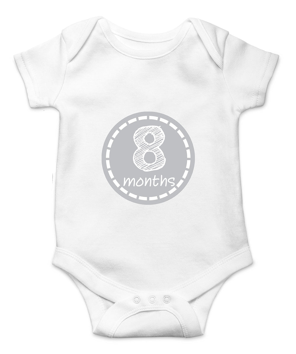 Months In Motion newborn boy milestone stickers ideal for photo albums