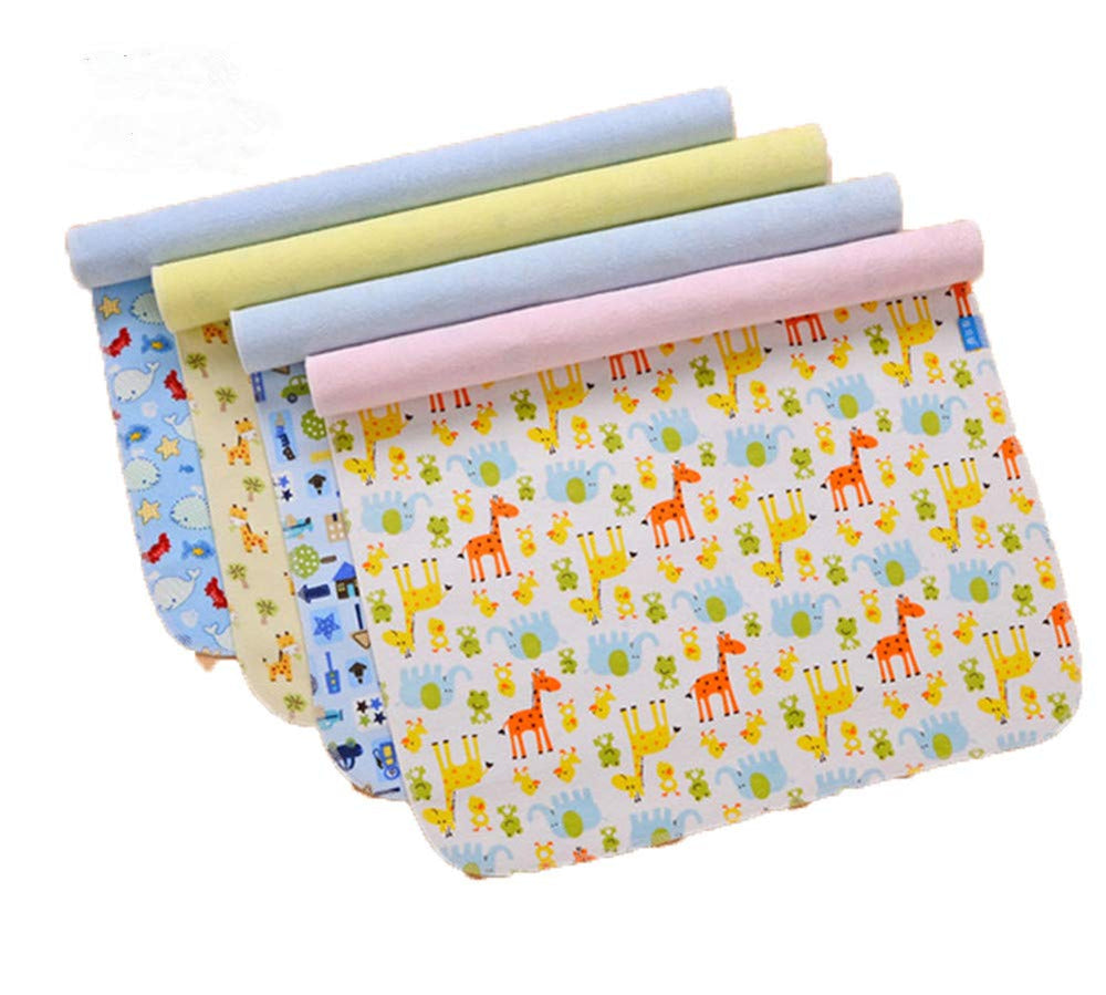 Monvecle 4pc changing pad pack shown in compact setup for easy on-the-go diaper changes.