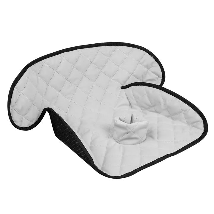 MOOB waterproof car seat protector top view shows full coverage and leak protection