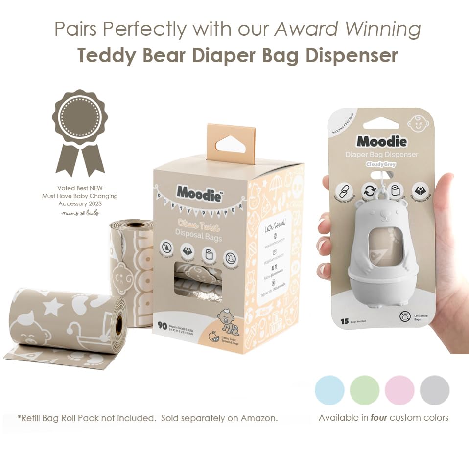 Moodie bags used at home and on the go for mess management