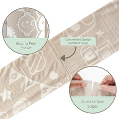 Moodie non-scented diaper bags close-up highlighting odor-minimizing disposal.