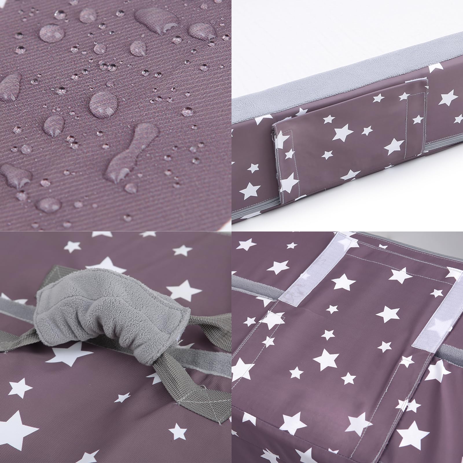 Mooedcoe foldable bed mattress fabric focusing on breathable comfort