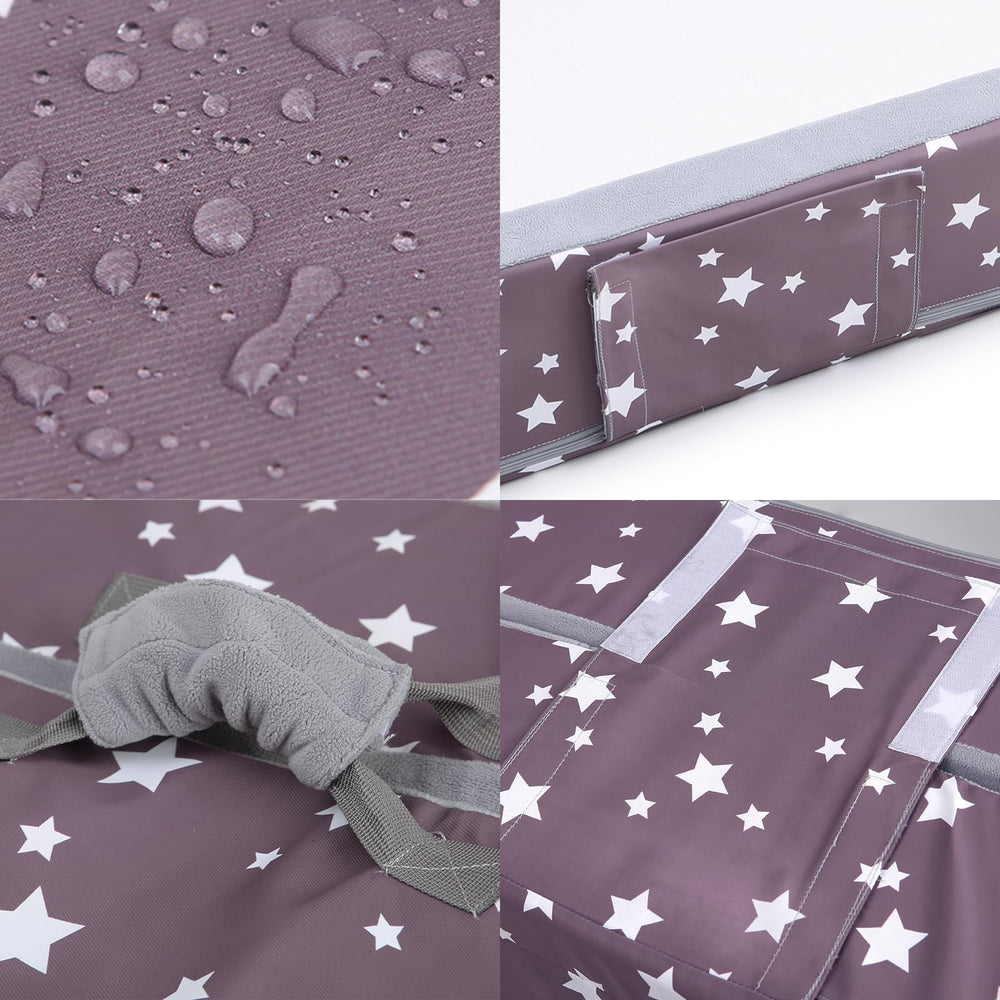 Mooedcoe foldable bed mattress fabric focusing on breathable comfort