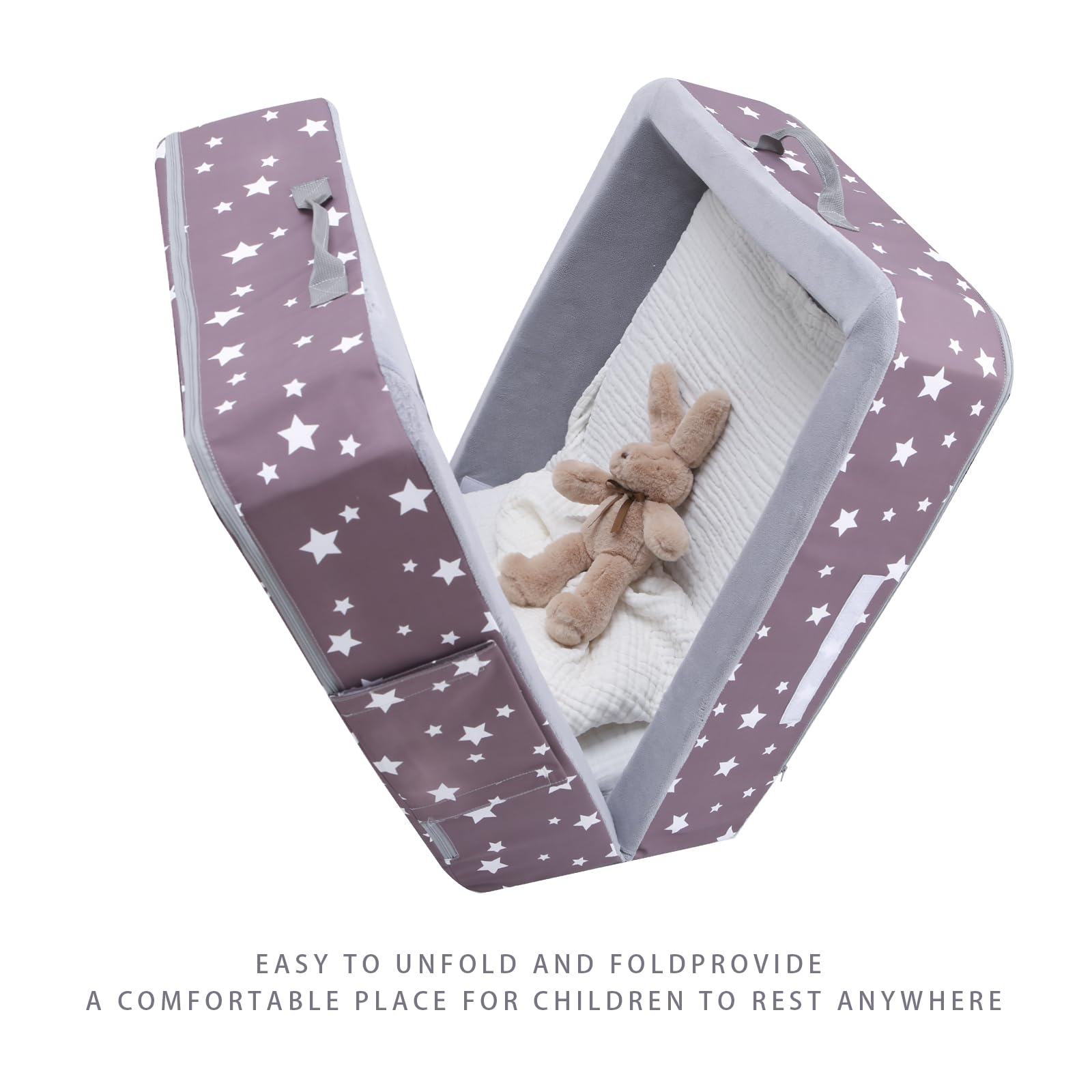 Mooedcoe washable fabric covers keep the sleep space clean