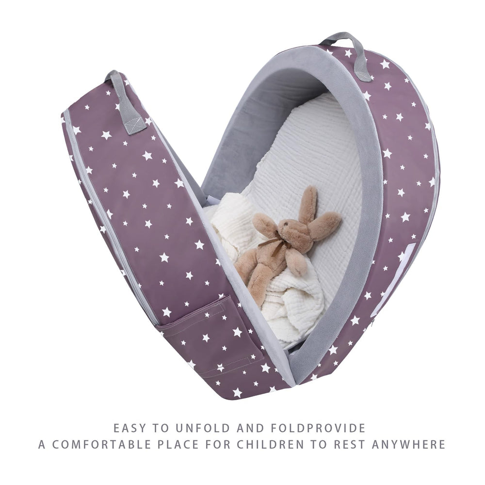 Mooedcoe washable fabric covers keep sleeping area clean and hygienic.