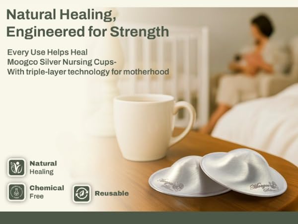 MOOGCO Lightweight design visualizes discreet, comfortable wear under a nursing bra