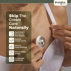 MoogCo nursing cups being cleaned with mild soap supports hygienic care between feeds.