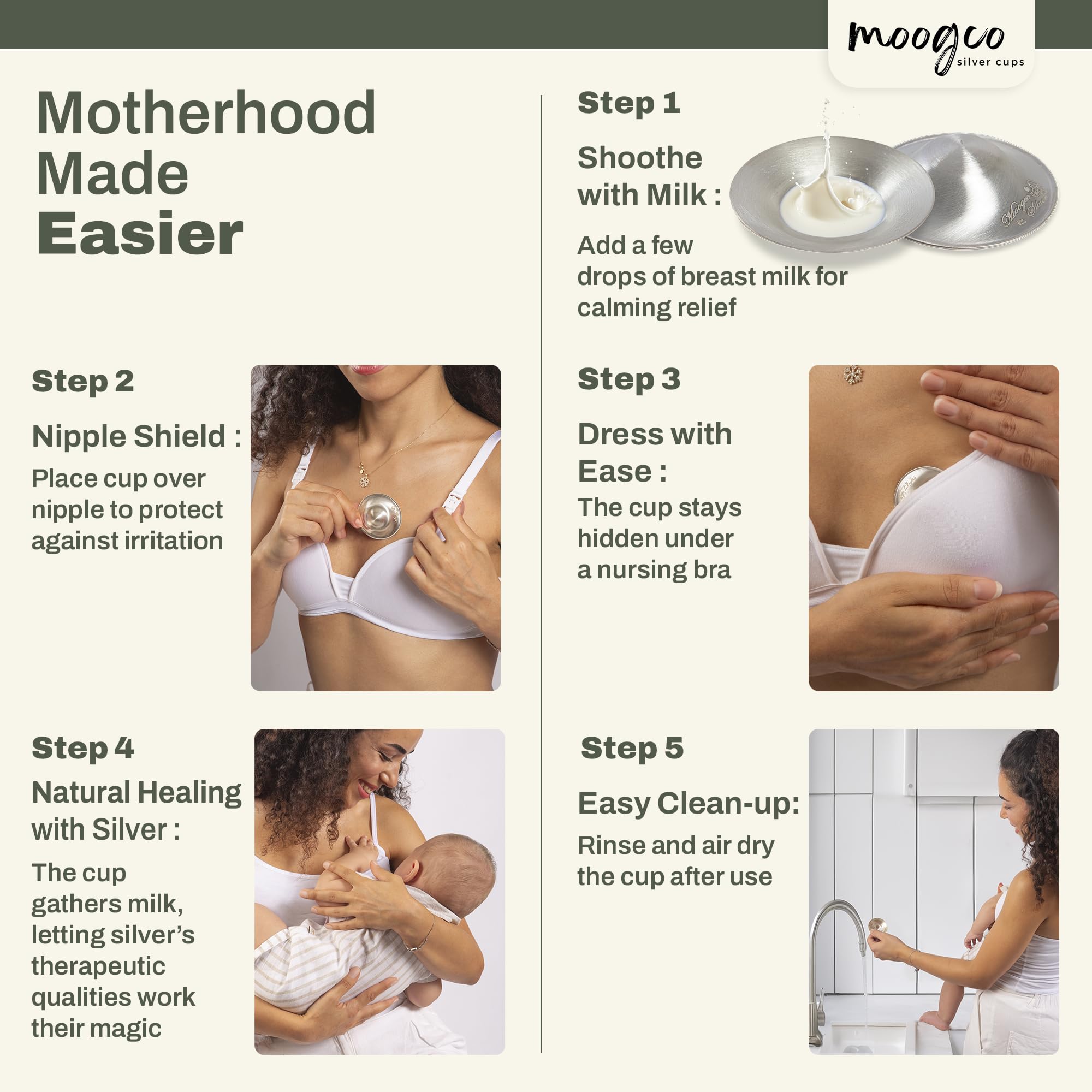 MoogCo cups with mirror finish reflect attention to detail and durability.