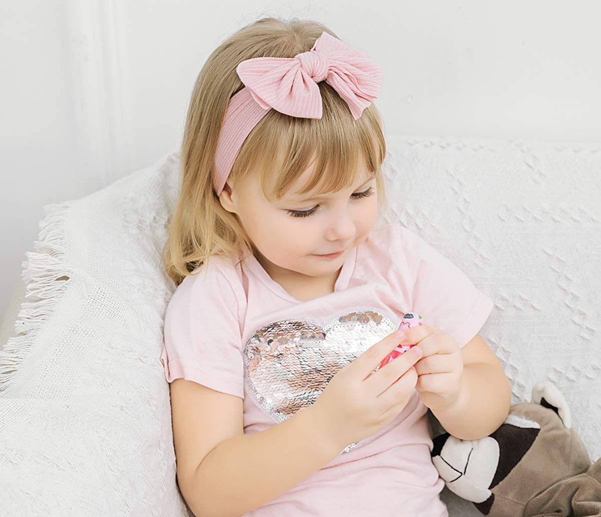 Mookiraer classic stretchy fabric headbands for all ages